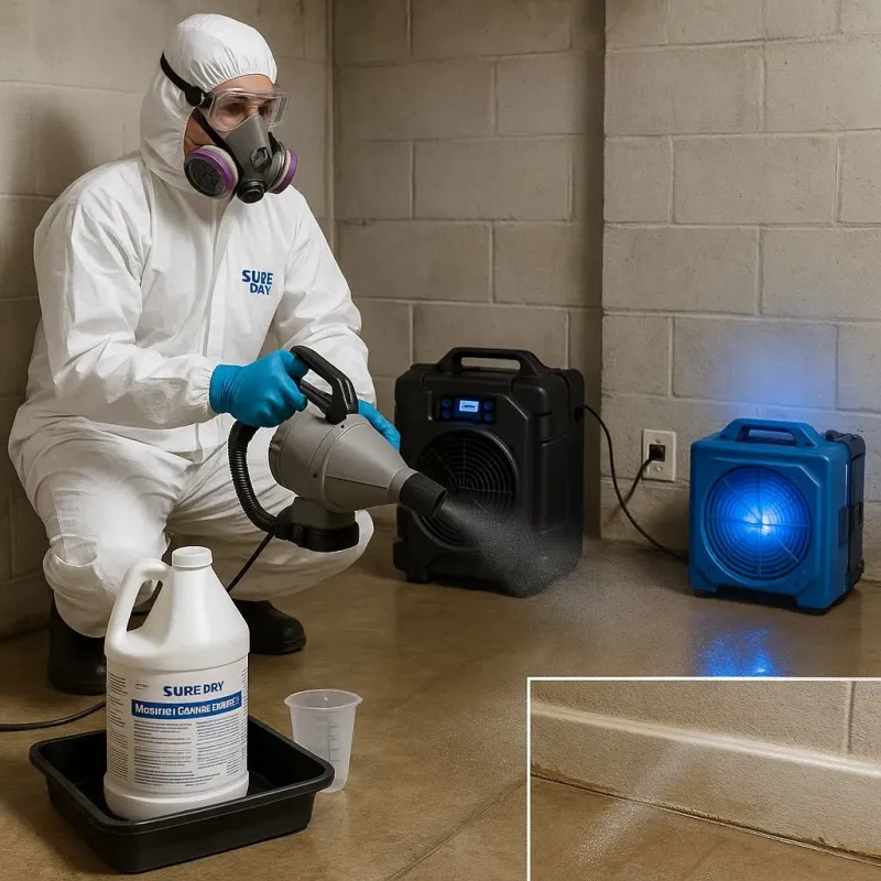 Sanitization and Odor Removal process in Ayer, MA
